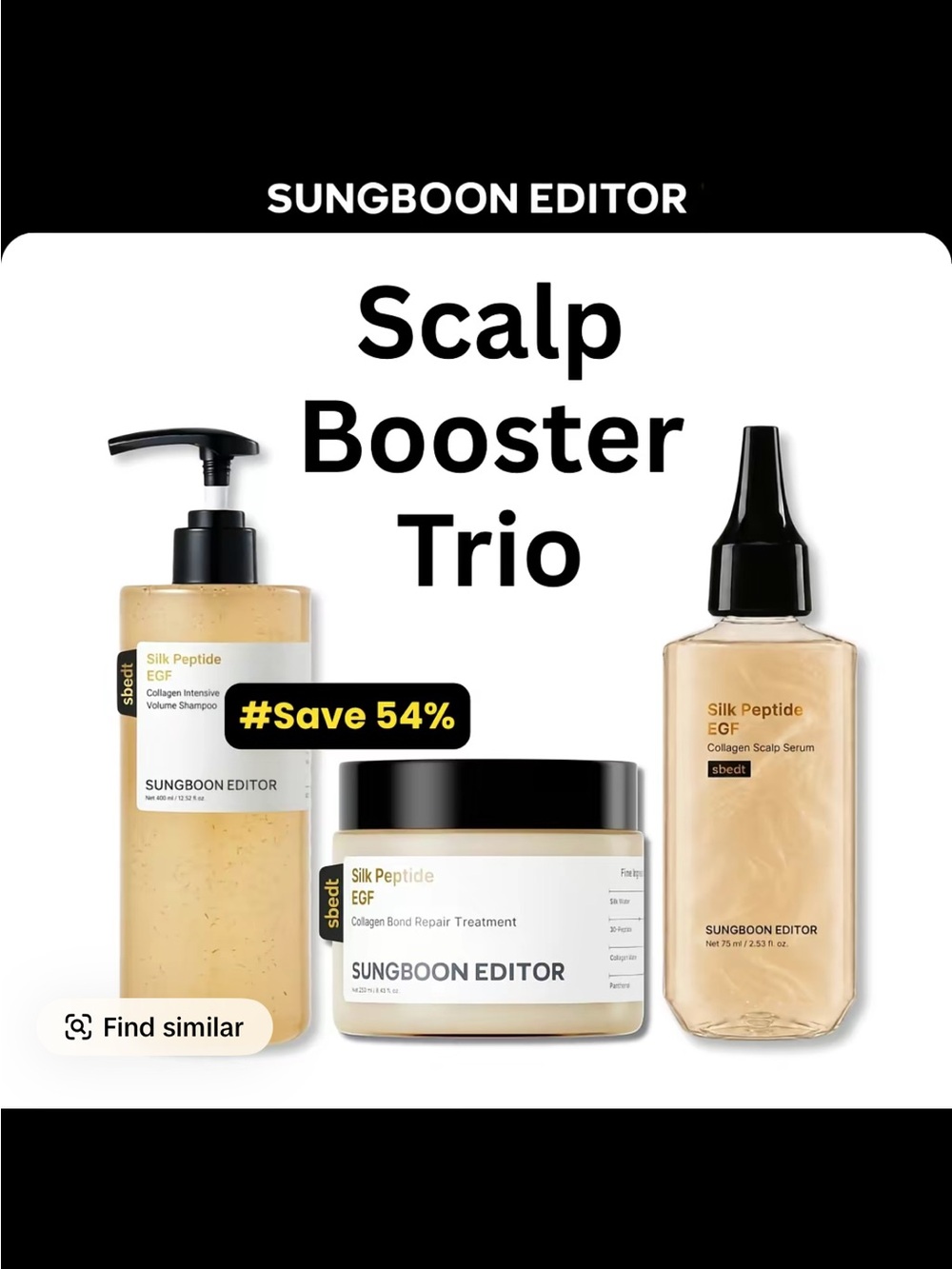 Scalp Booster Trio - Gold Nourishing Scalp Set